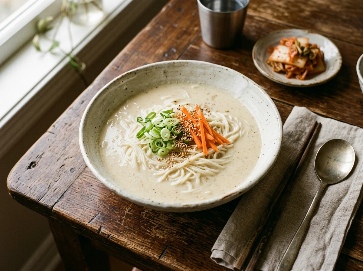 들깨 잔치국수