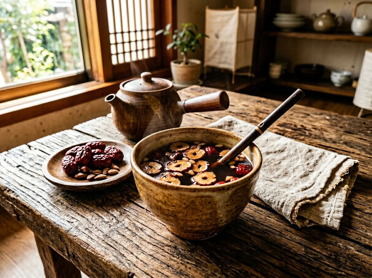 타트 체리 바나나 스무디