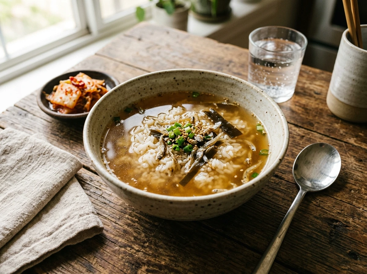 미소 치킨 수프